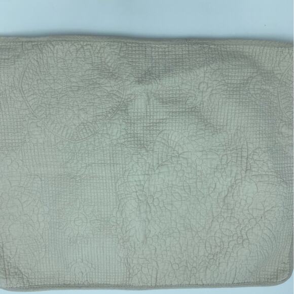Cupcakes & Cashmere Pillow Shams Quilted Neutral Cottage Core Farmhouse - Picture 3 of 7